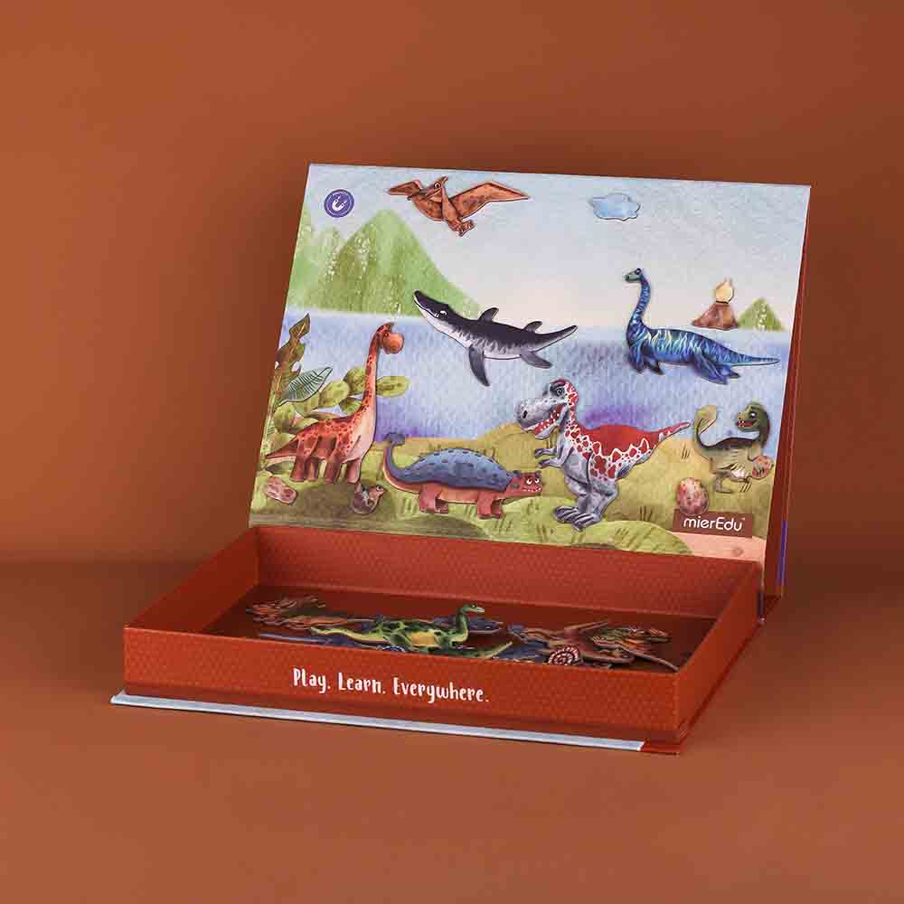 mierEdu - Magnetisk legesæt - Lær om dinosaurer