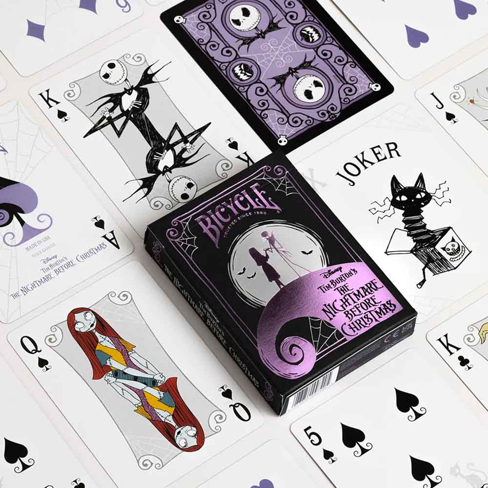 Spillekort - Bicycle - Disney Nightmare before Christmas