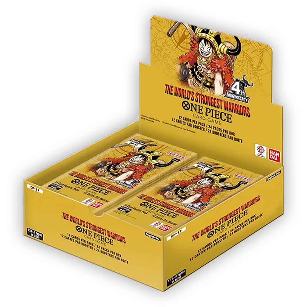 One Piece Card Game – The World’s Strongest Warriors – OP-17 – Booster Box Display