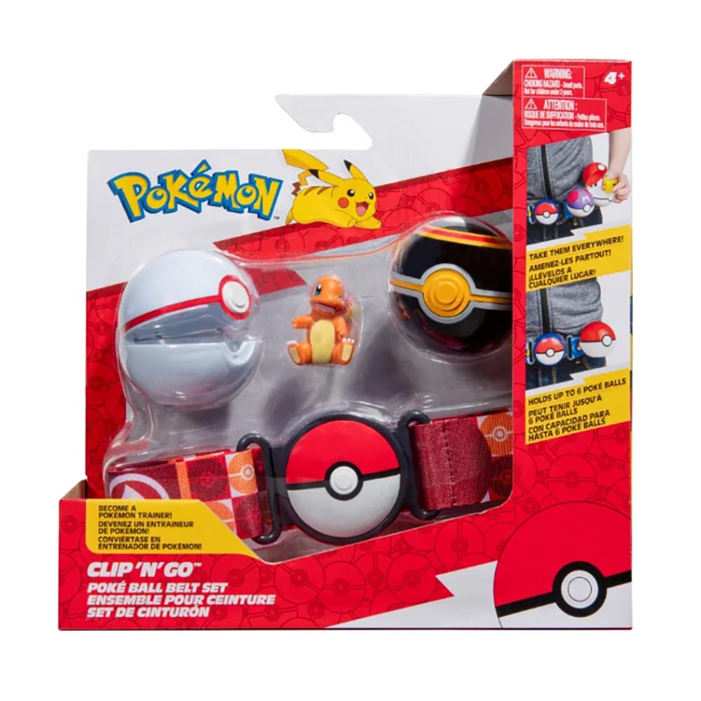 Pokemon - CLIP N GO BELT SET - CHARMANDER