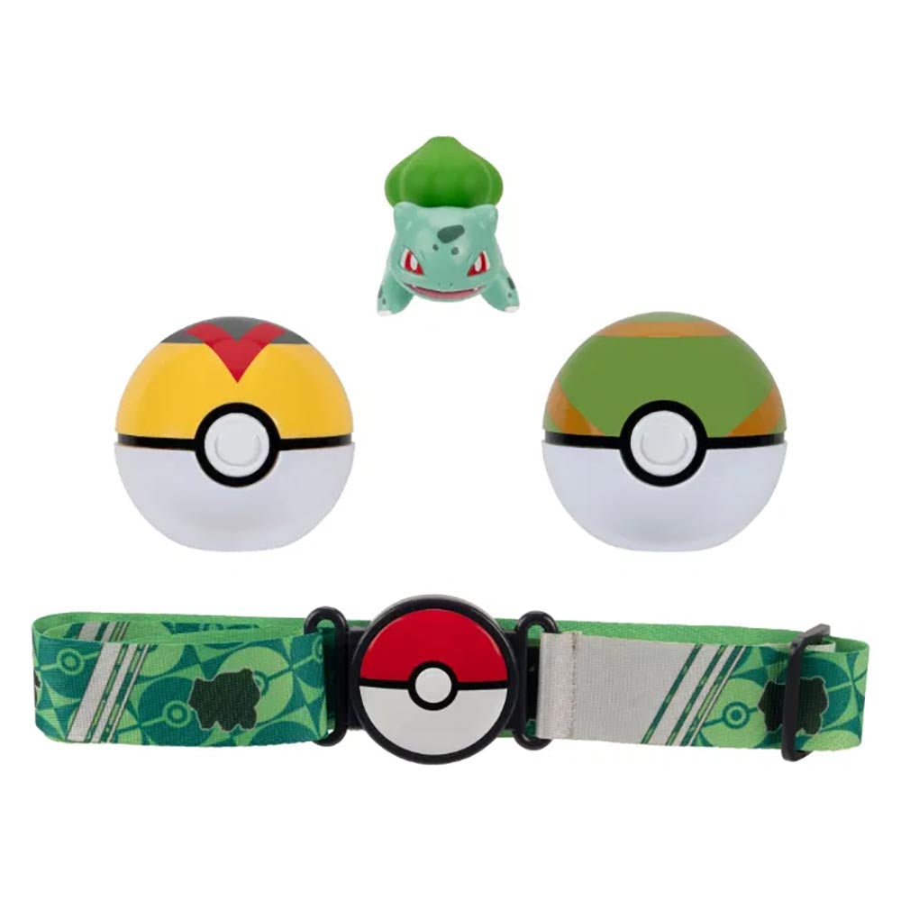 Pokemon - CLIP N GO BELT SET - BULBASAUR