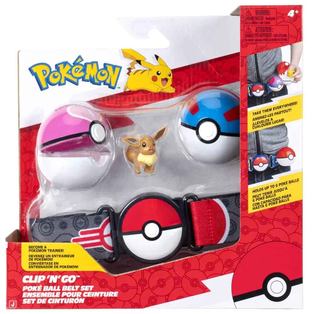 Pokemon - CLIP N GO BELT SET - Eevee