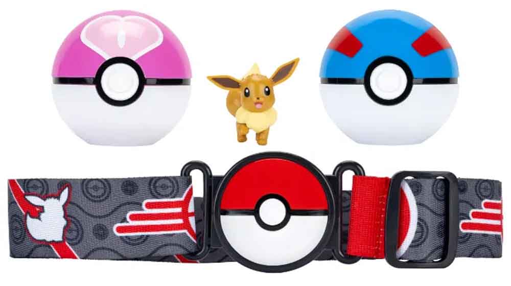 Pokemon - CLIP N GO BELT SET - Eevee