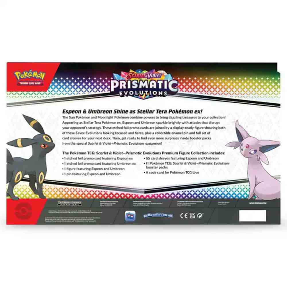 Pokemon - Scarlet & Violet - Prismatic Evolutions - Espeon ex & Umbreon ex Premium Figure Collection