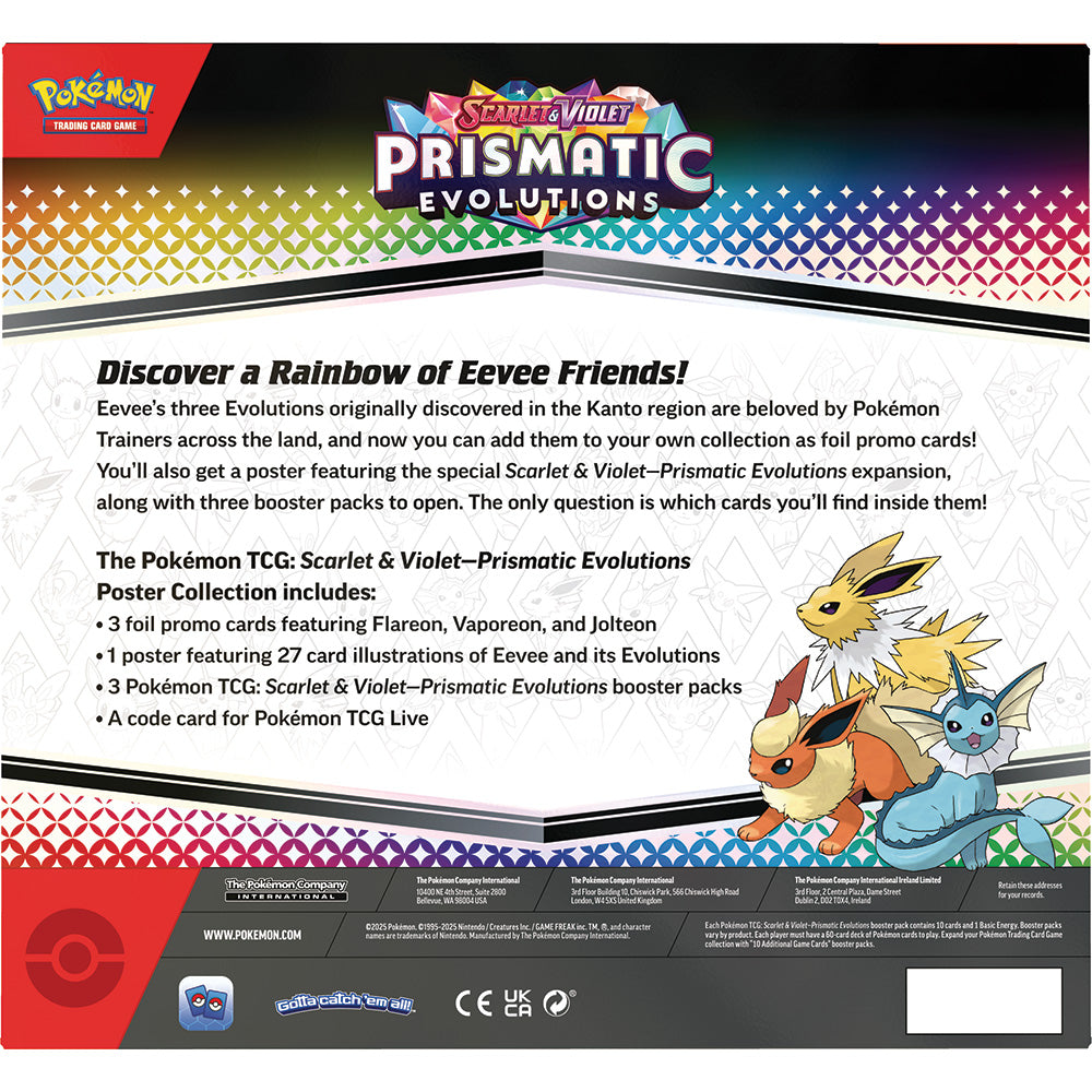 Pokemon - Scarlet & Violet - Prismatic Evolutions - Poster Collection Box