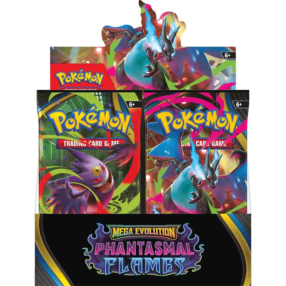 Pokemon - Mega Evolution - Phantasmal Flames - Booster Display