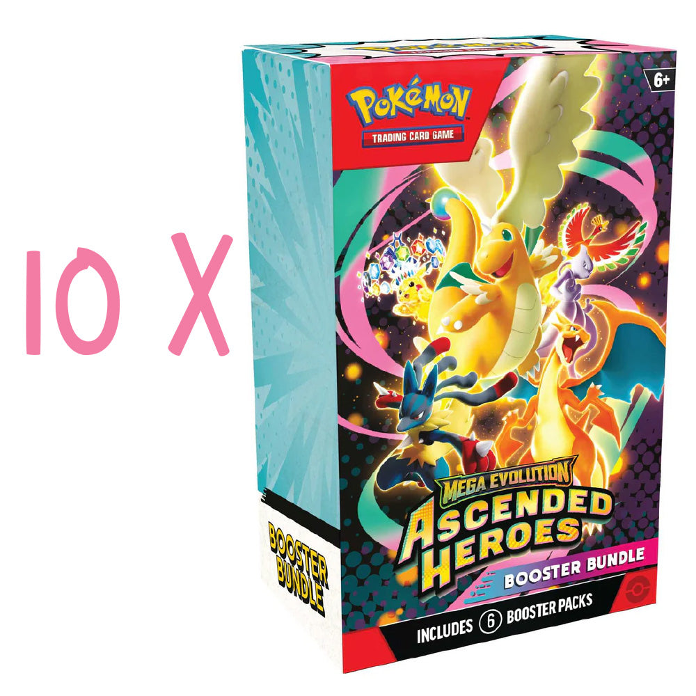 Pokémon – Mega Evolution – Ascended Heroes – Booster Bundle - 10stk