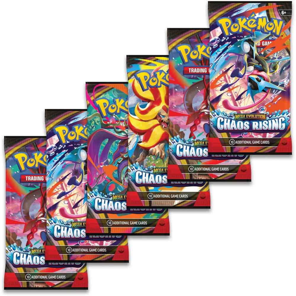 Pokémon – Mega Evolution – Chaos Rising - Booster Bundle