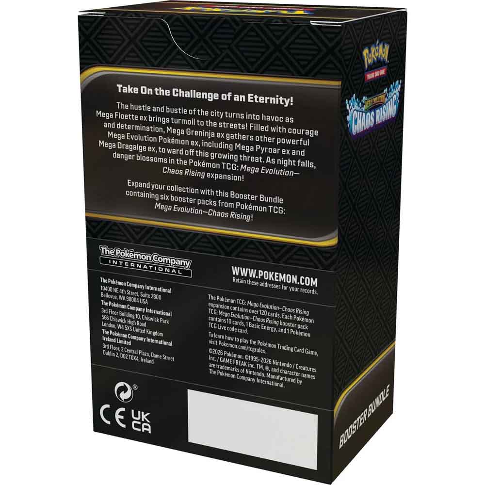 Pokémon – Mega Evolution – Chaos Rising - Booster Bundle
