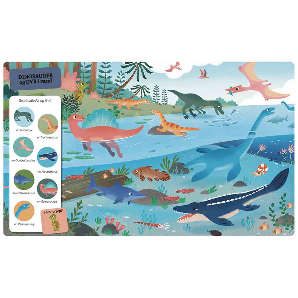 Forlaget ROOM2PLAY - Søg og Find - Dinosaurer