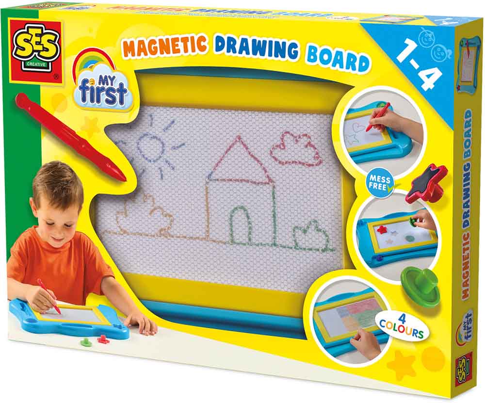 SES Creative – Mit Første – Magnetisk Tegnetavle med Farver