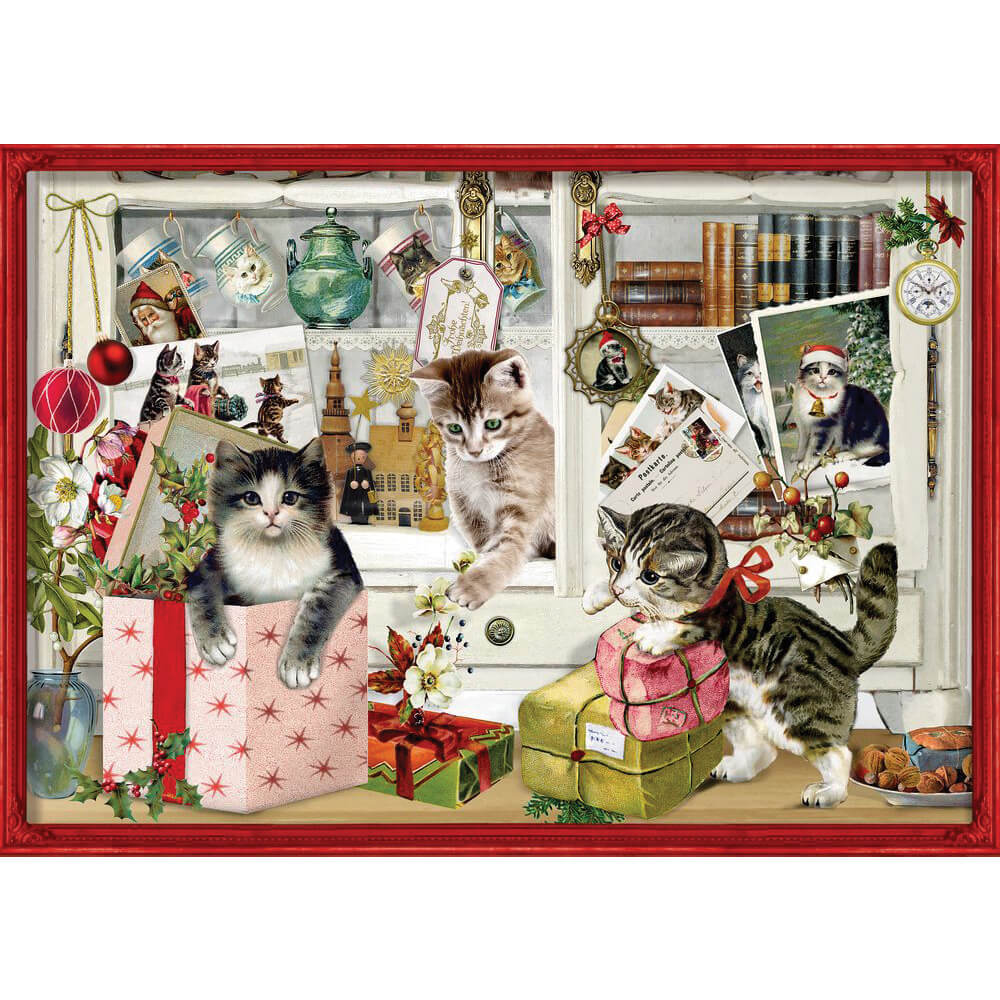 Spiegelburg - Julekalender - Christmas Kittens - A4