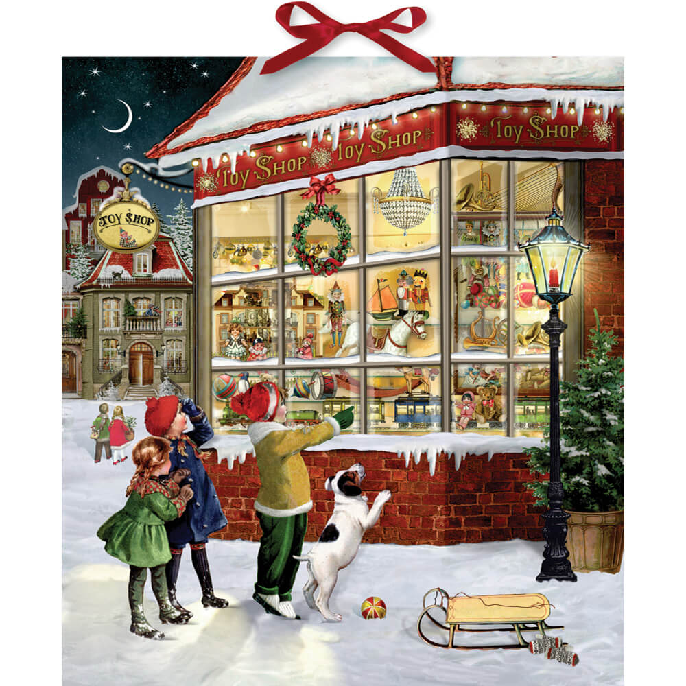 Spiegelburg - Julekalender - The Toy Shop - 41cm x 46cm