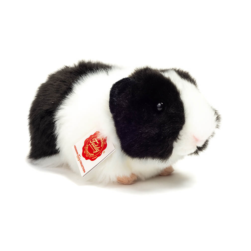 Hermann Teddy - Marsvin sort-hvid 20 cm