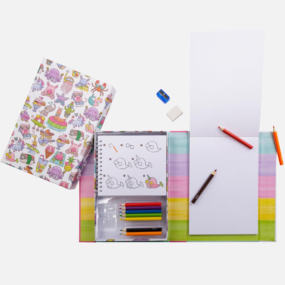 Tiger Tribe - Tegnesæt - Lær at tegne - Summer Fun