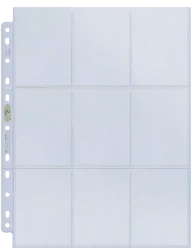 Ultra Pro - Silver Series 9-Pocket Pages - Standard Size