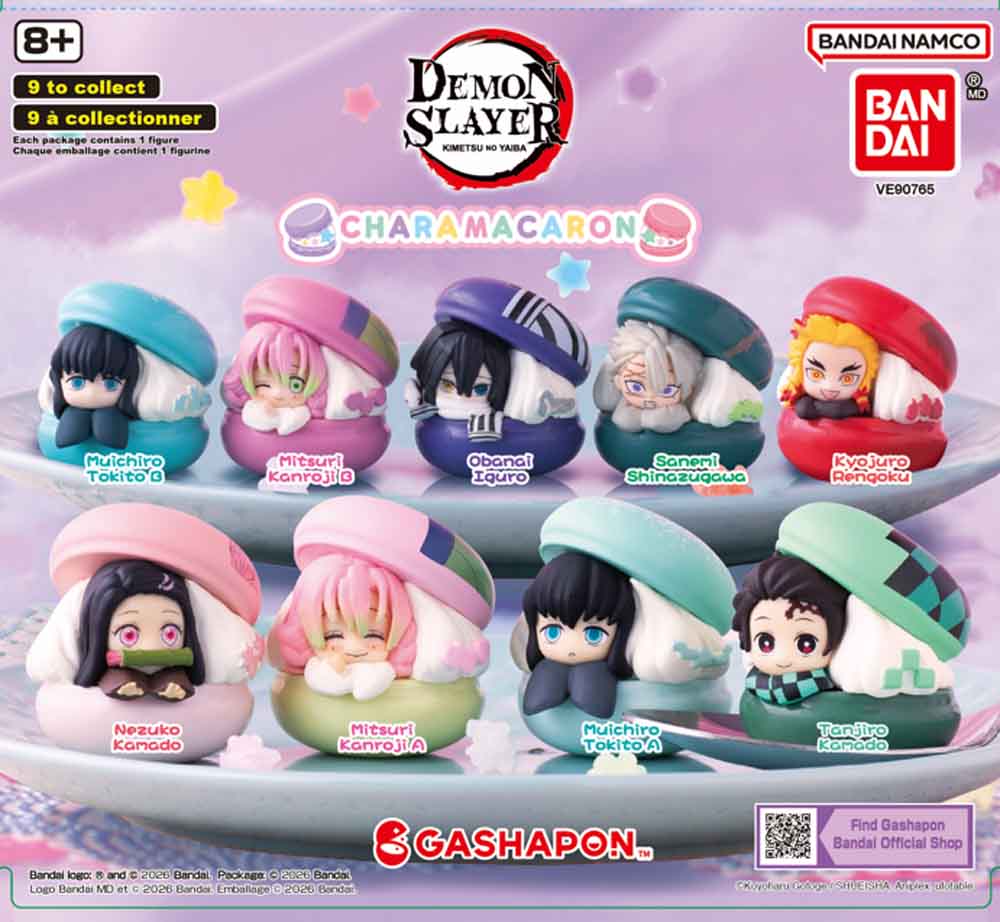 BANDAI - GASHAPON - DEMON SLAYER MACARON ASS
