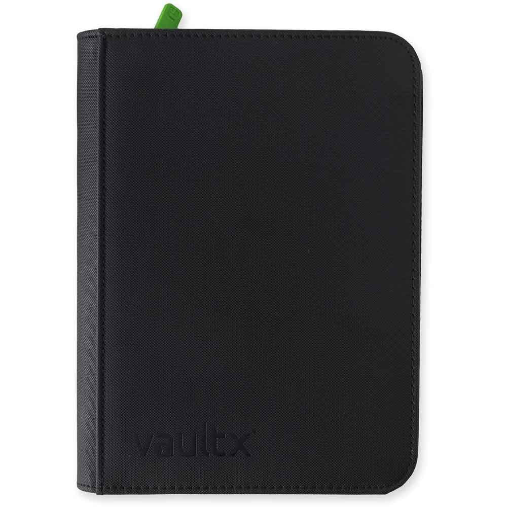 VaultX - 4-Pocket Exo-Tec® Zip Binder - Black