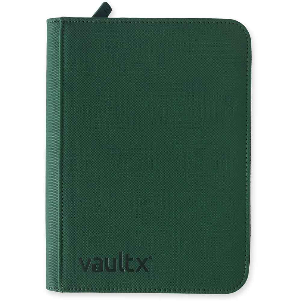 VaultX - 4-Pocket Exo-Tec® Zip Binder - Forest Green