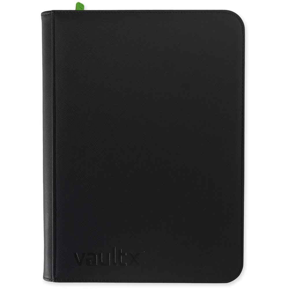 VaultX - 9-Pocket Exo-Tec® Zip Binder - Black
