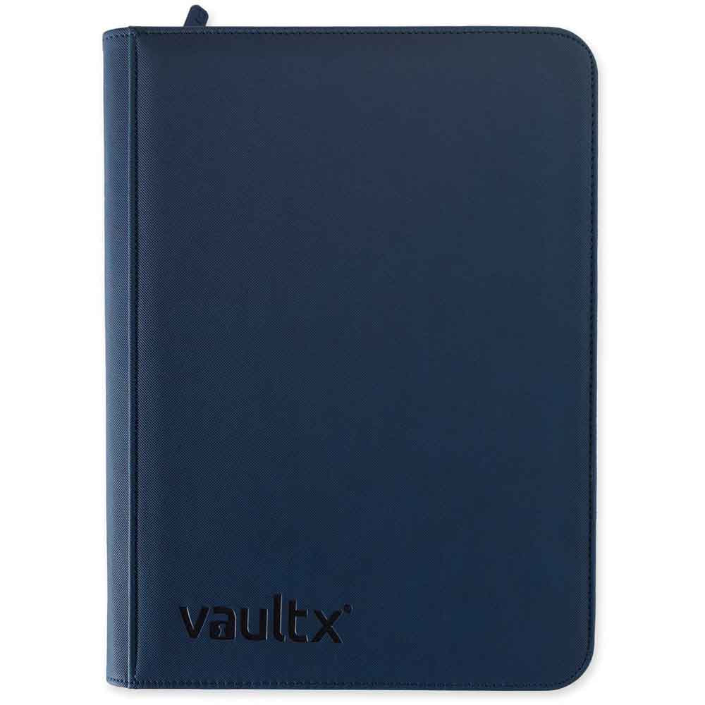 VaultX - 9-Pocket Exo-Tec® Zip Binder - Royal Blue