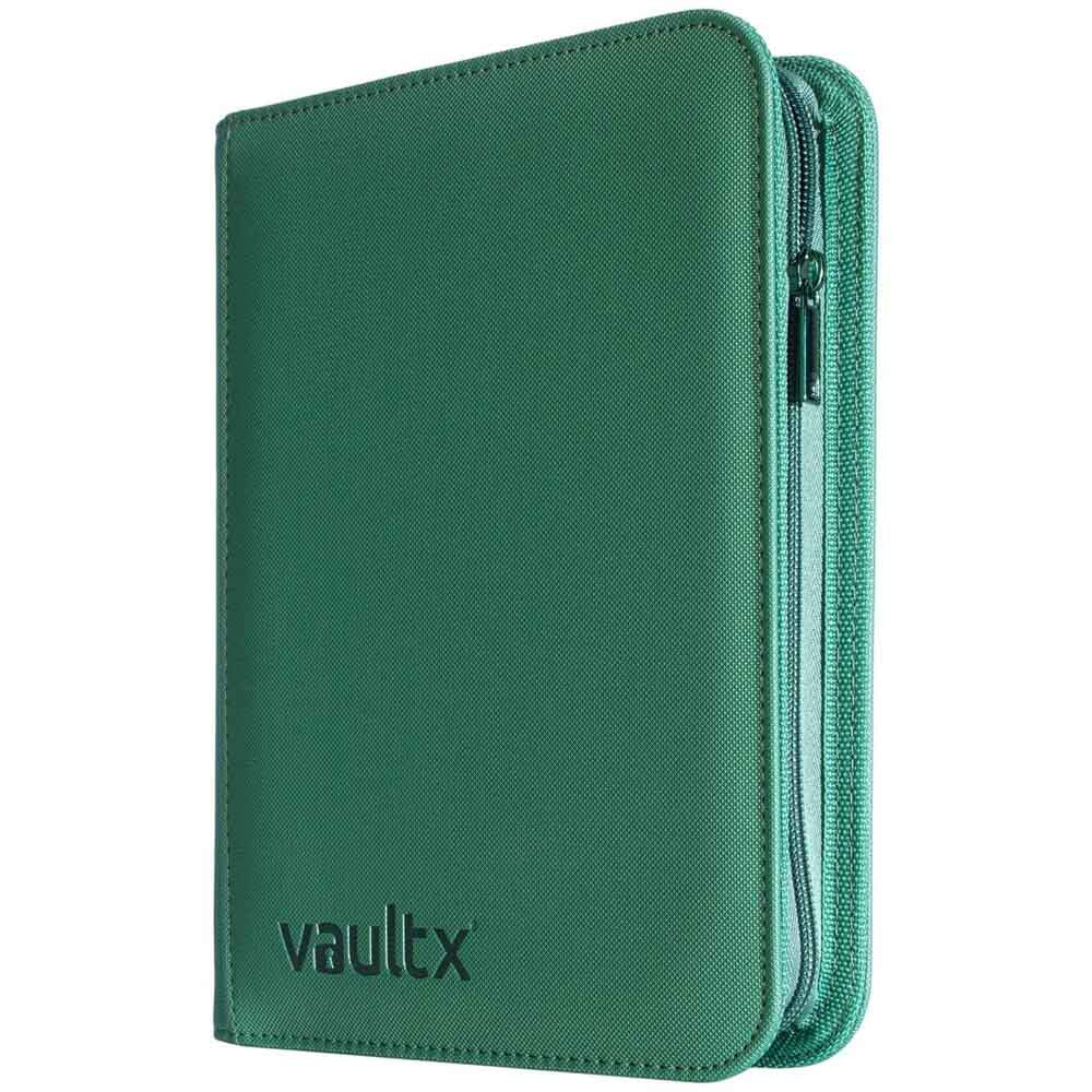 VaultX - 9-Pocket Exo-Tec® Zip Binder - Metallic Green