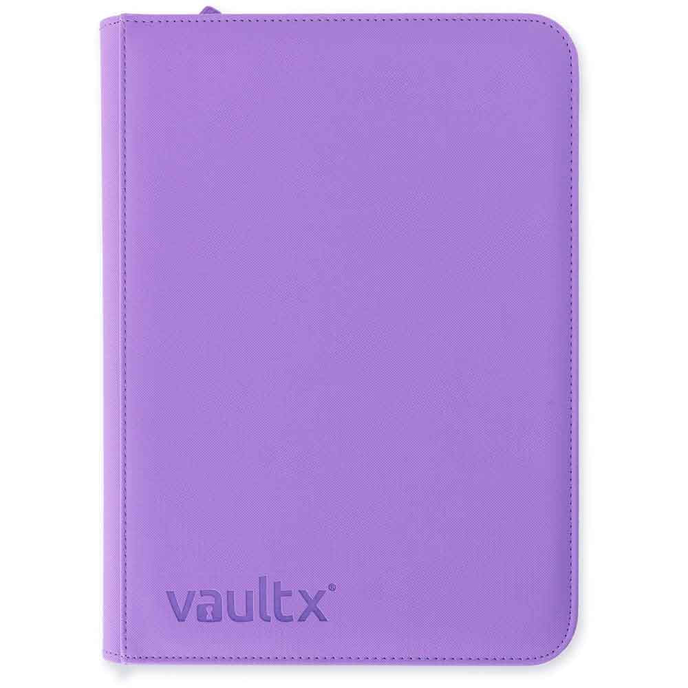 VaultX - 9-Pocket Exo-Tec® Zip Binder - Just Purple