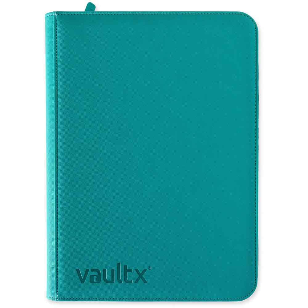 VaultX - 9-Pocket Exo-Tec® Zip Binder - Ocean Blue