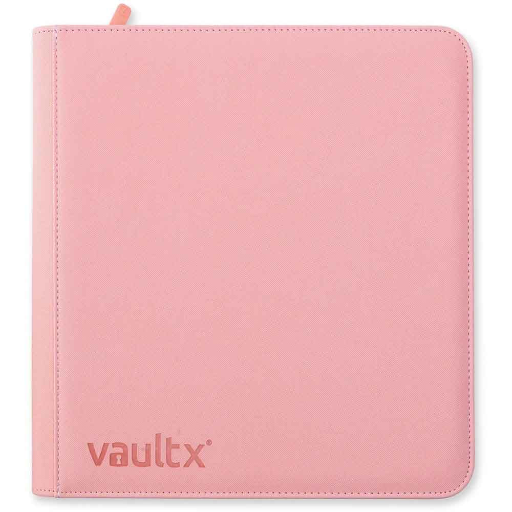 VaultX - 12-Pocket Exo-Tec® Zip Binder - Just Pink