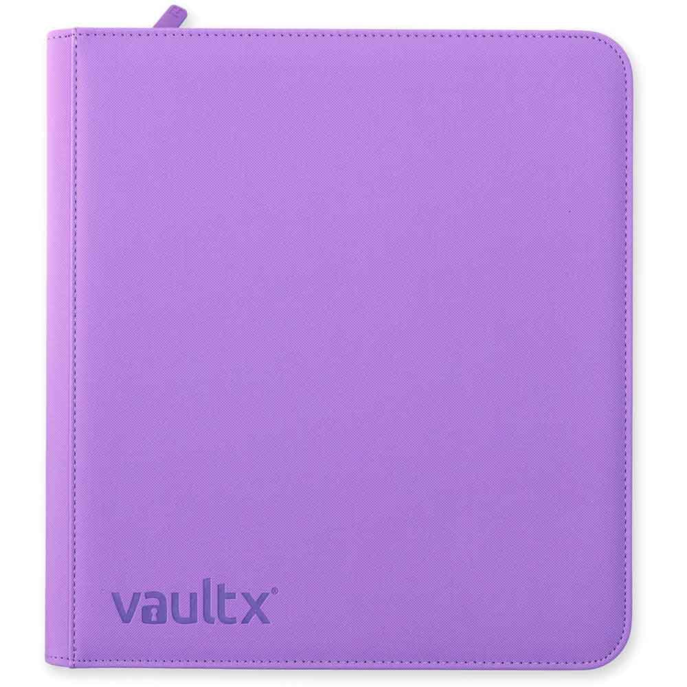 VaultX - 12-Pocket Exo-Tec® Zip Binder - Just Purple
