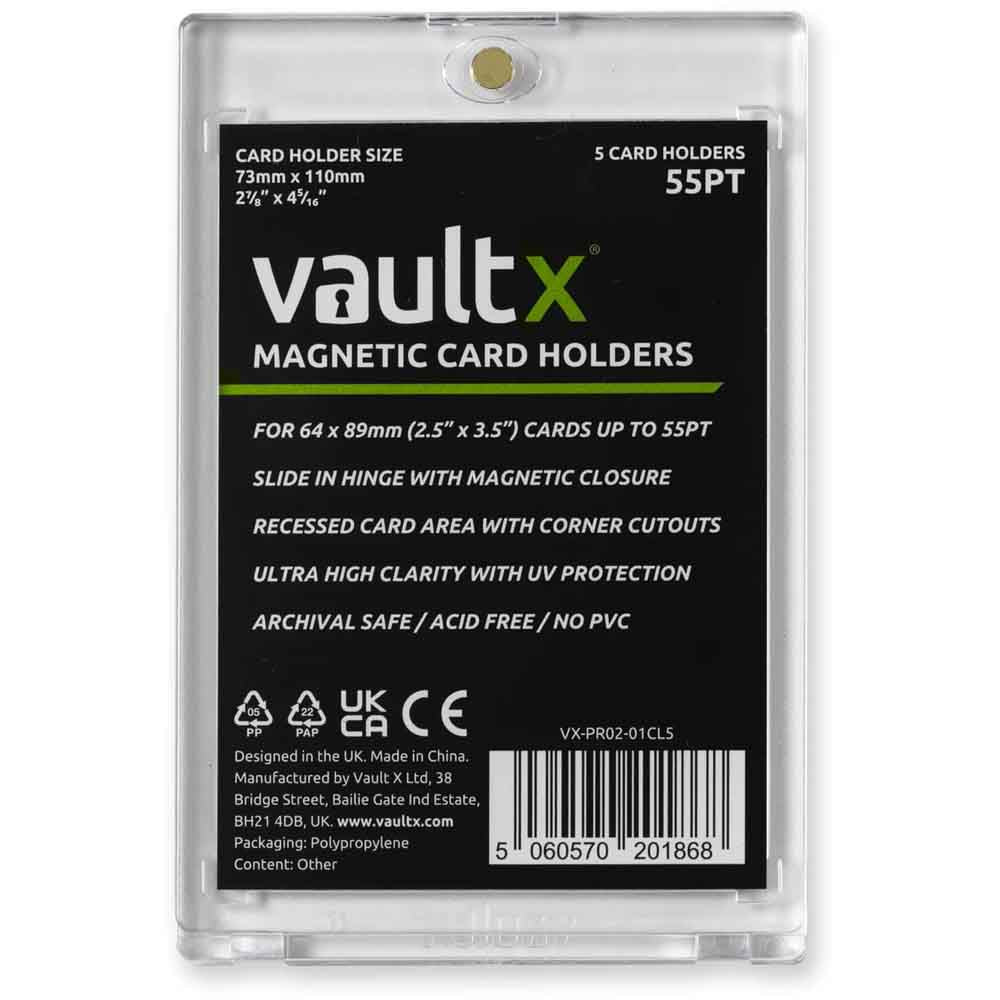VaultX - Magnetic Card Holders 55pt - 5stk