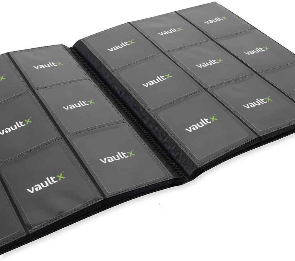 VaultX - 9-Pocket Strap Binder - Black