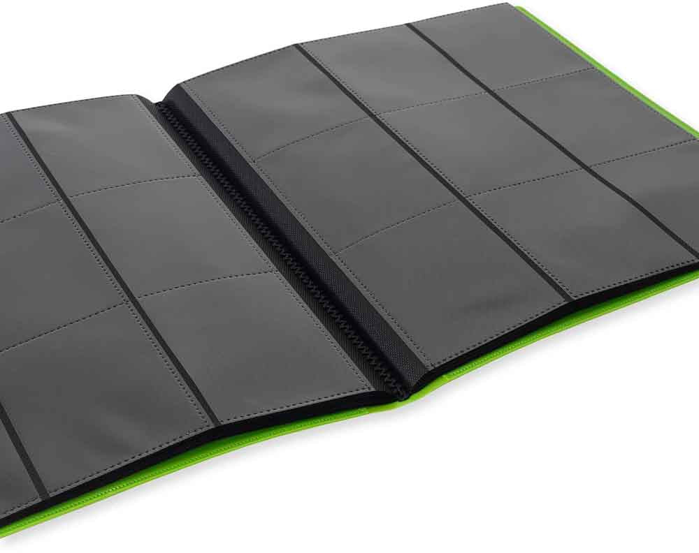 VaultX - 9-Pocket Strap Binder - Green
