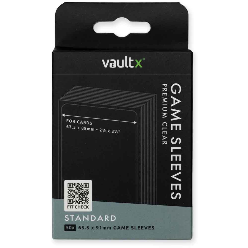 VaultX - Standard Board Game Sleeves - 50stk