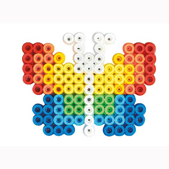 Hama - Maxi 3000 perler og 3 stiftplader - Blå