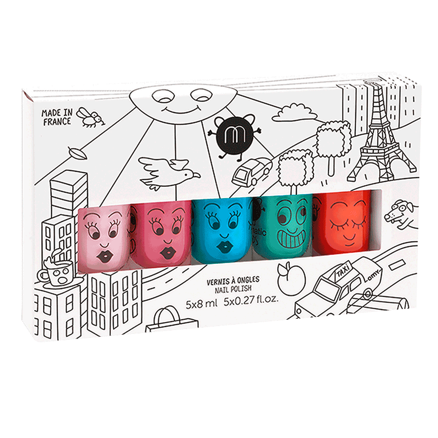 Nailmatic - Neglelak - 5 stk. - Bella Cookie, Freezy Rio, Dori