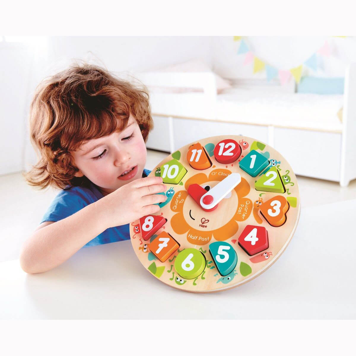 Hape - Puslespil - Lær klokken