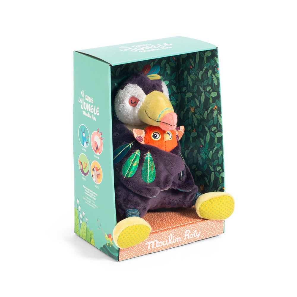Moulin Roty - Tøjdyr m. musikoptræk - Tukanen Pakou
