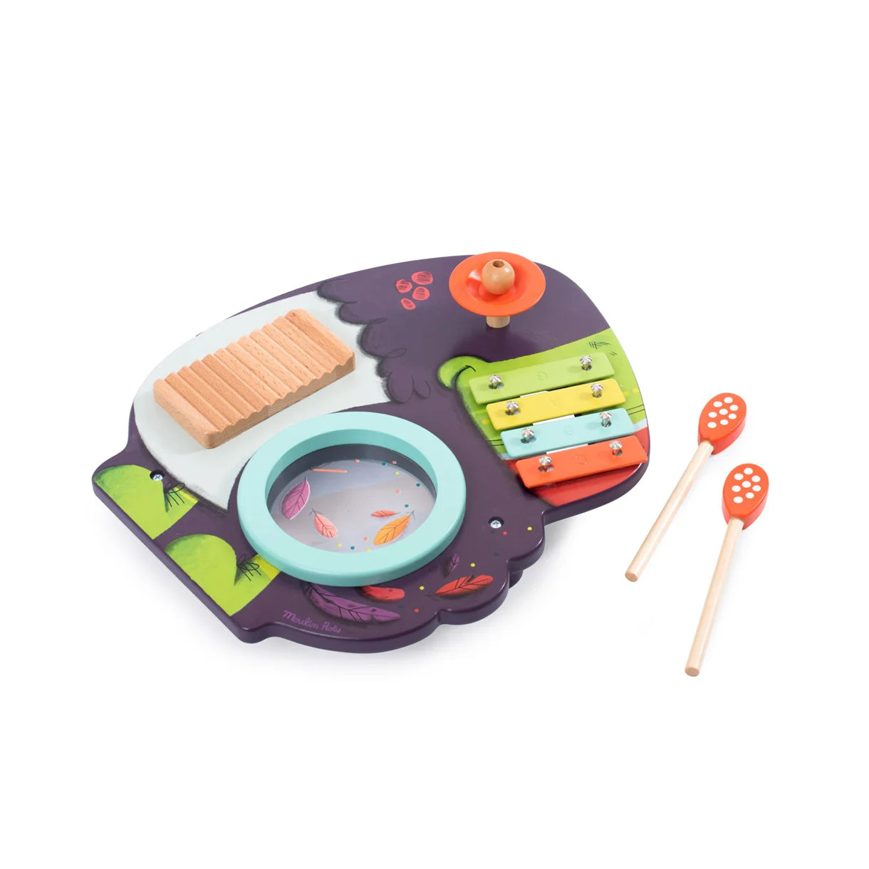 Moulin Roty - Musikbord med 4 instrumenter