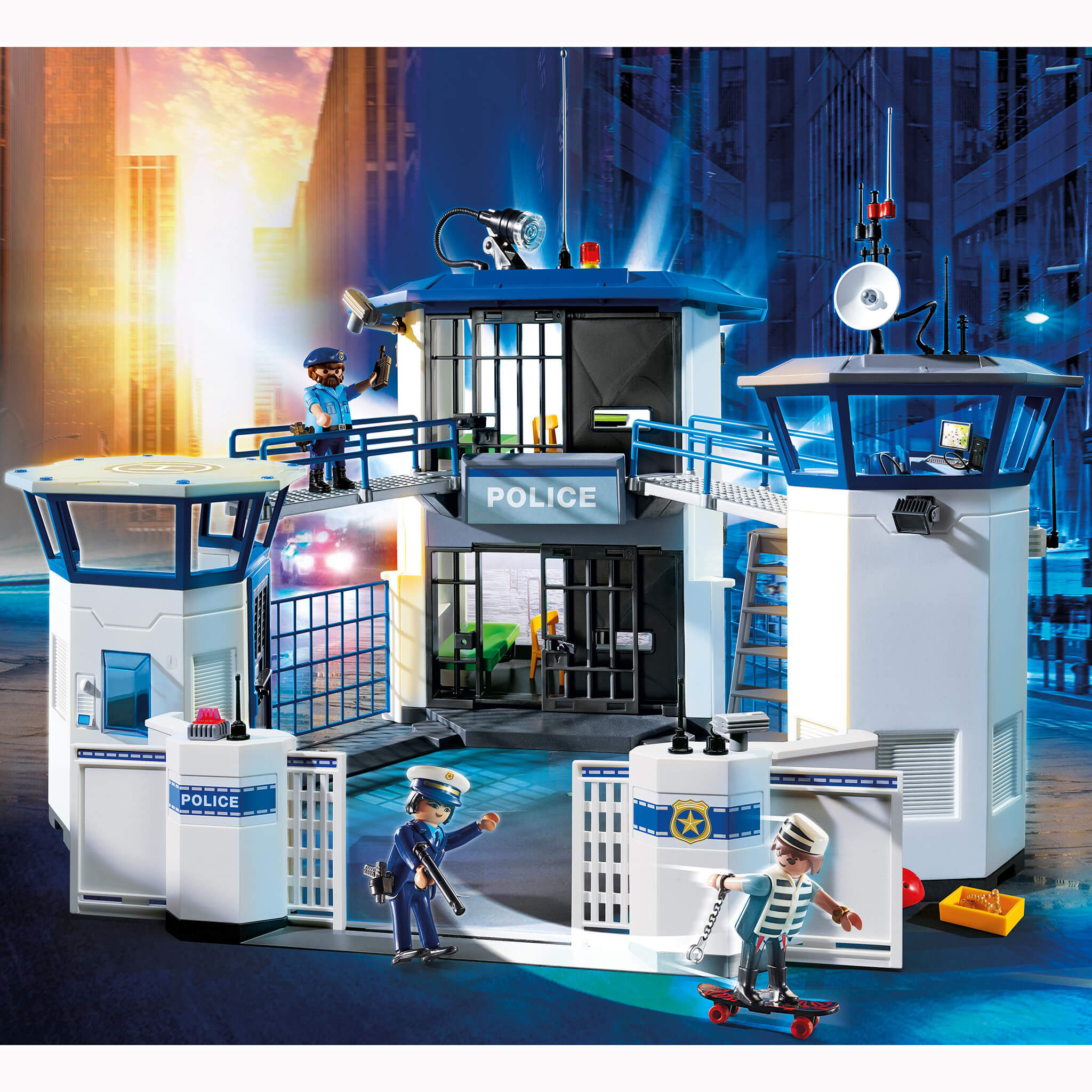 Playmobil - Politihovedkvarter med fængsel