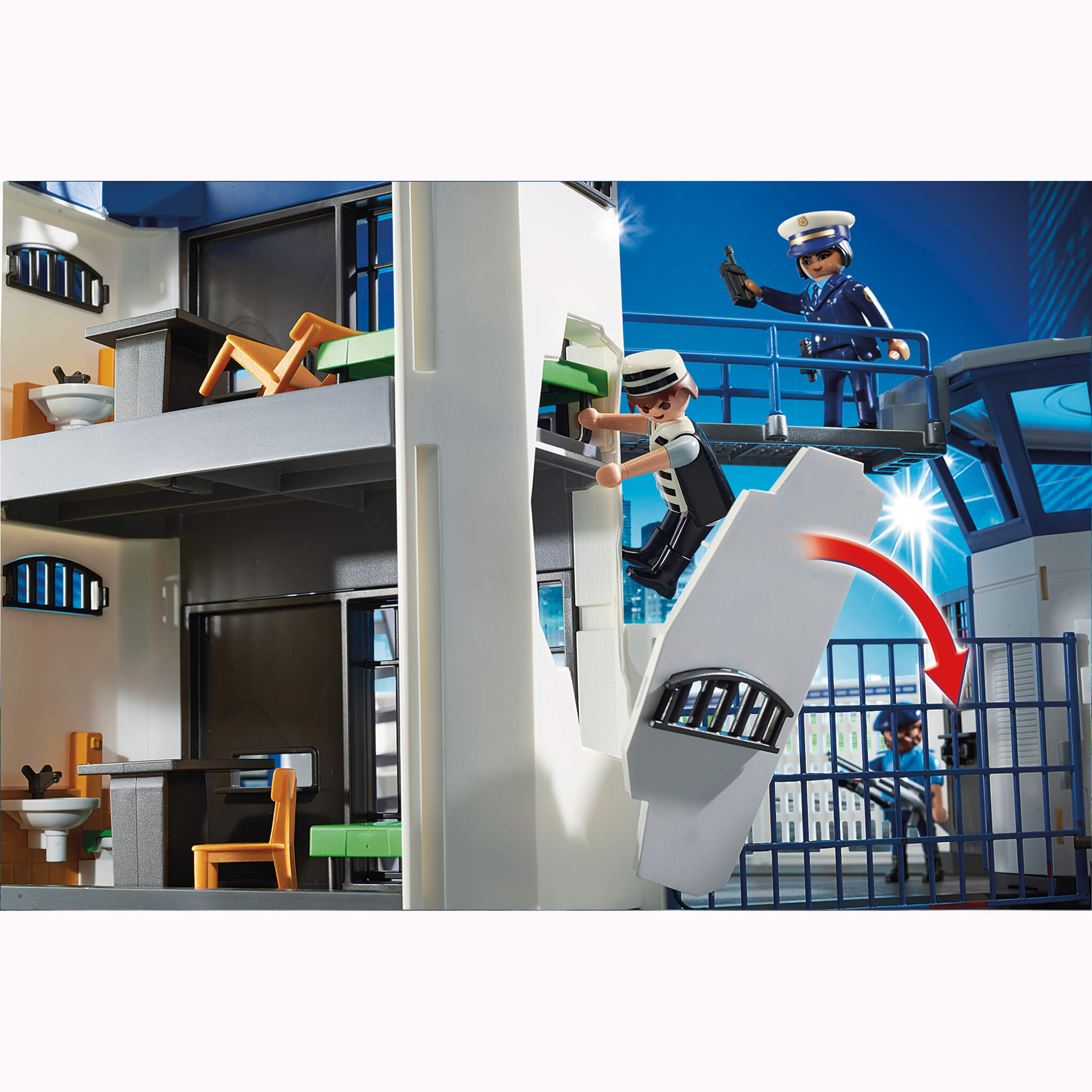 Playmobil - Politihovedkvarter med fængsel
