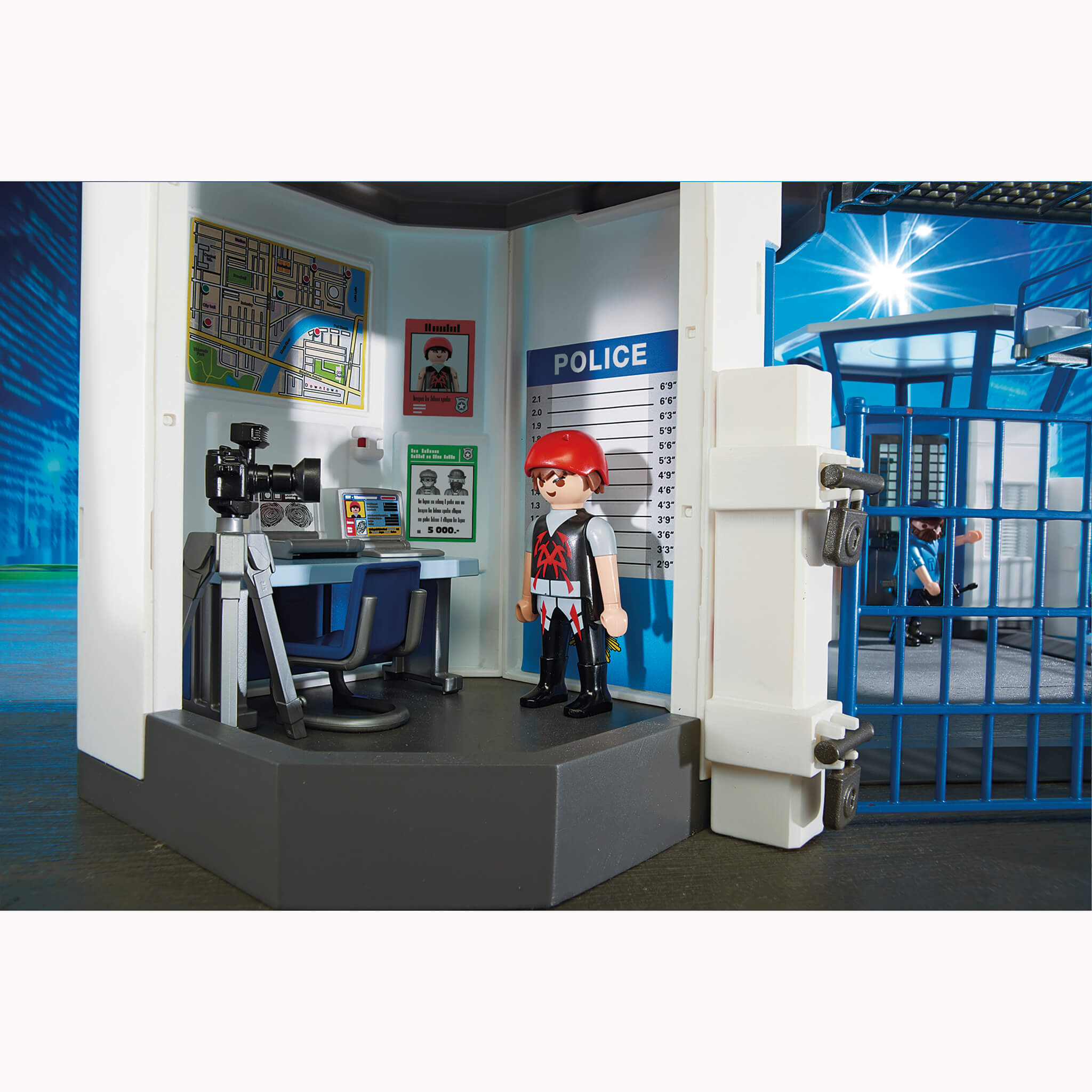 Playmobil - Politihovedkvarter med fængsel