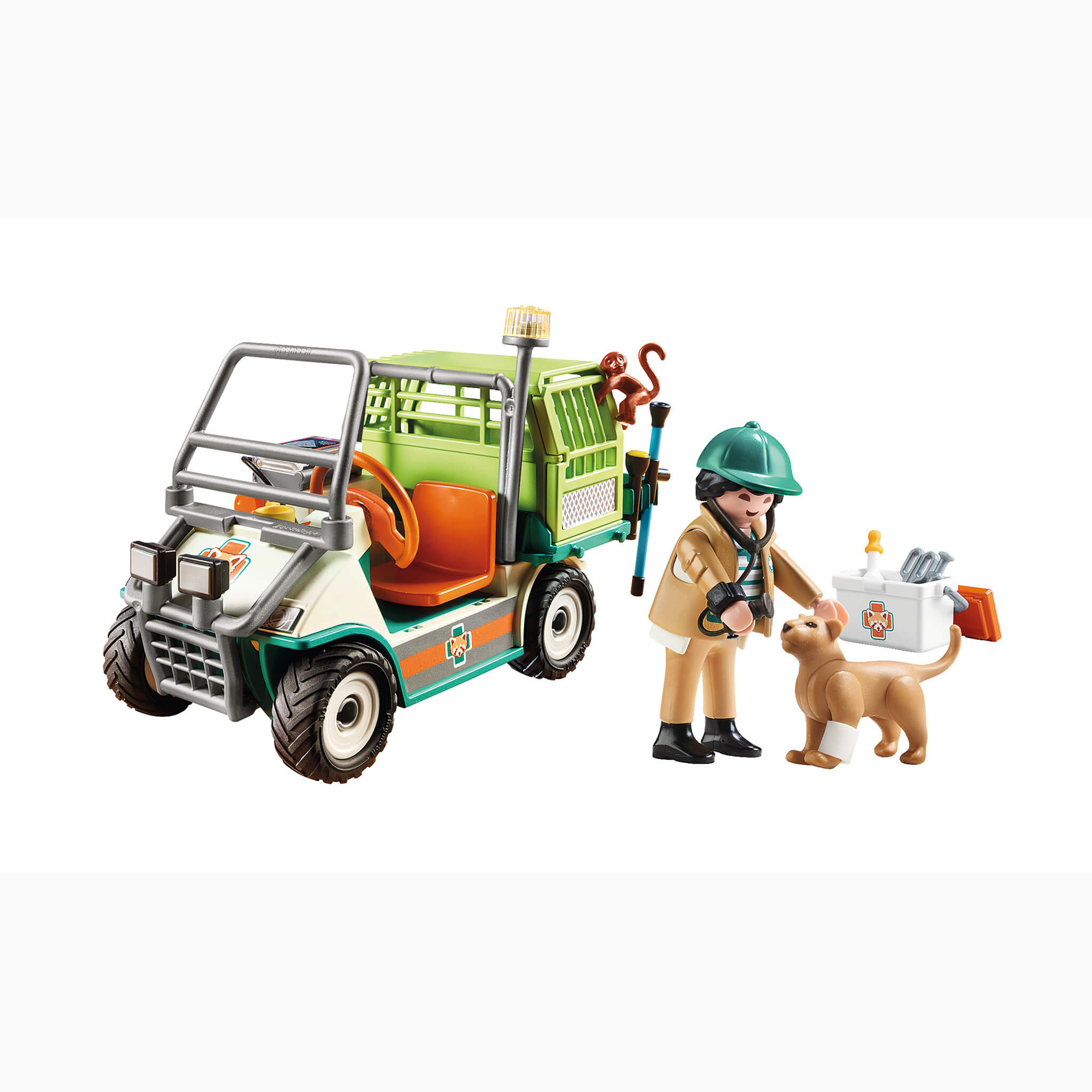 Playmobil - Zoo-dyrlæge med køretøj