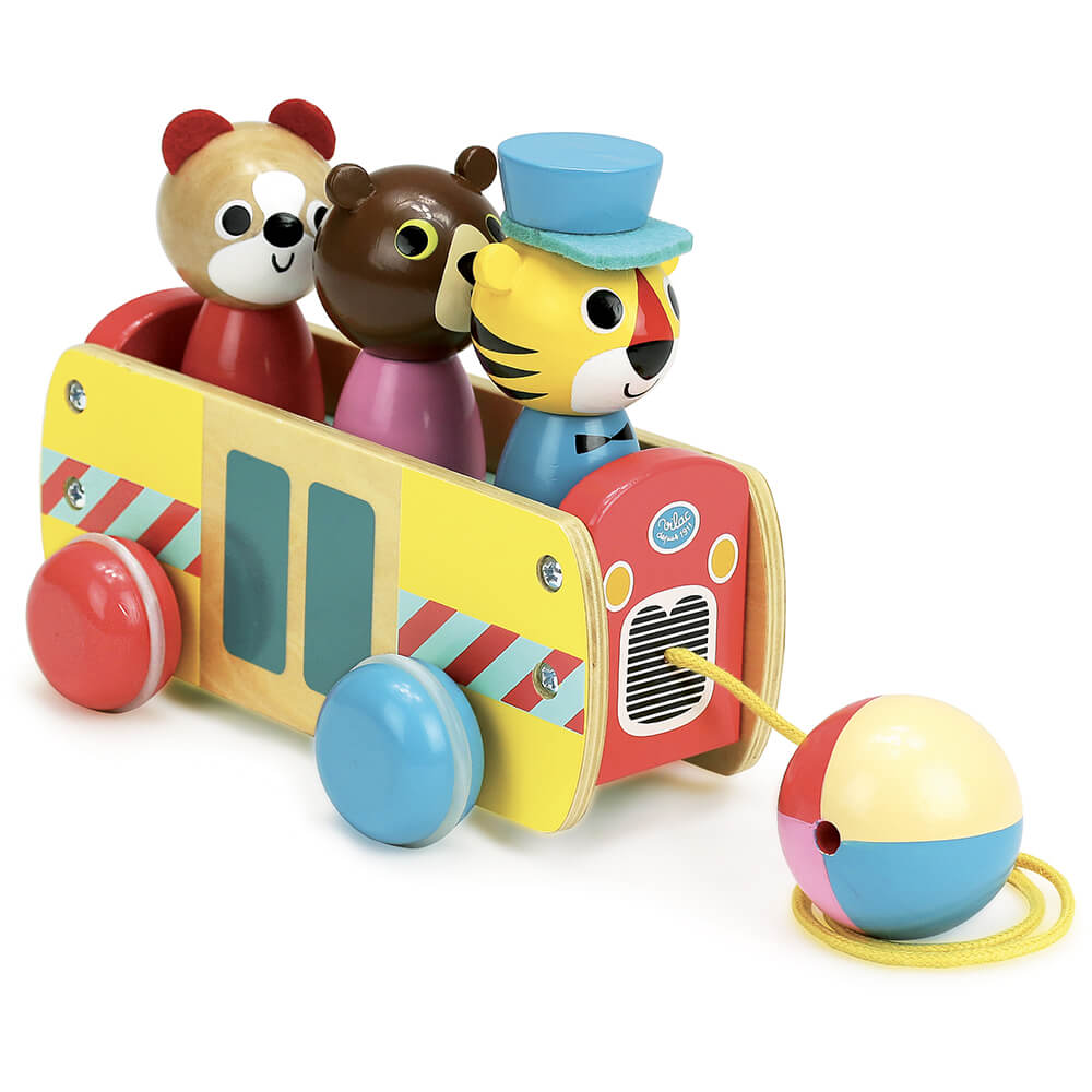Vilac - Træklegetøj - Bus