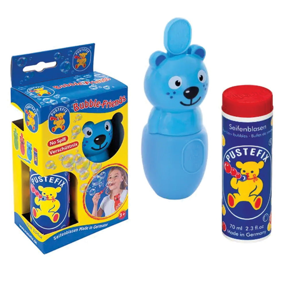 Pustefix - Sæbebobler - Spildfri - Blå - 50ml