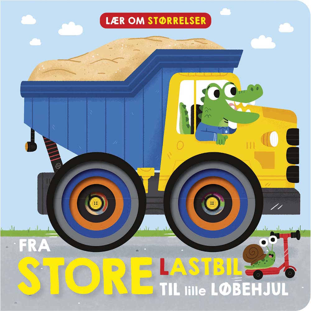 Forlaget Bolden - Fra store lastbil til lille løbehjul