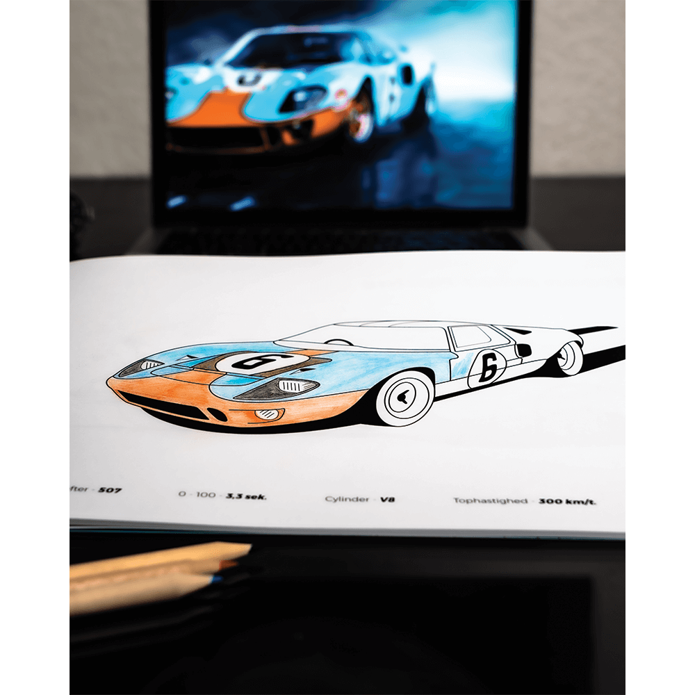 Cars N Colours - Malebog - 1. udgave