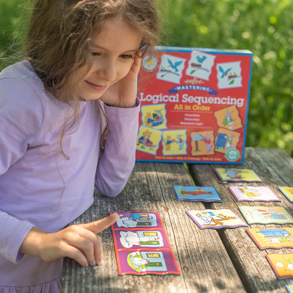 eeBoo - Leg & Lær puslespil - Logisk rækkefølge