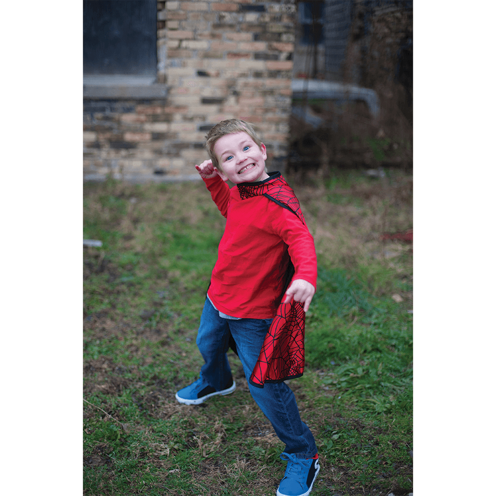 Great Pretenders - Kappe - Vendbar - Spiderman og Batman - 4-6år