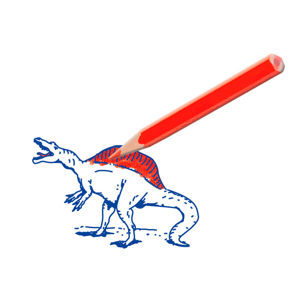 SES Creative - Stempelsæt - Dinosaurer